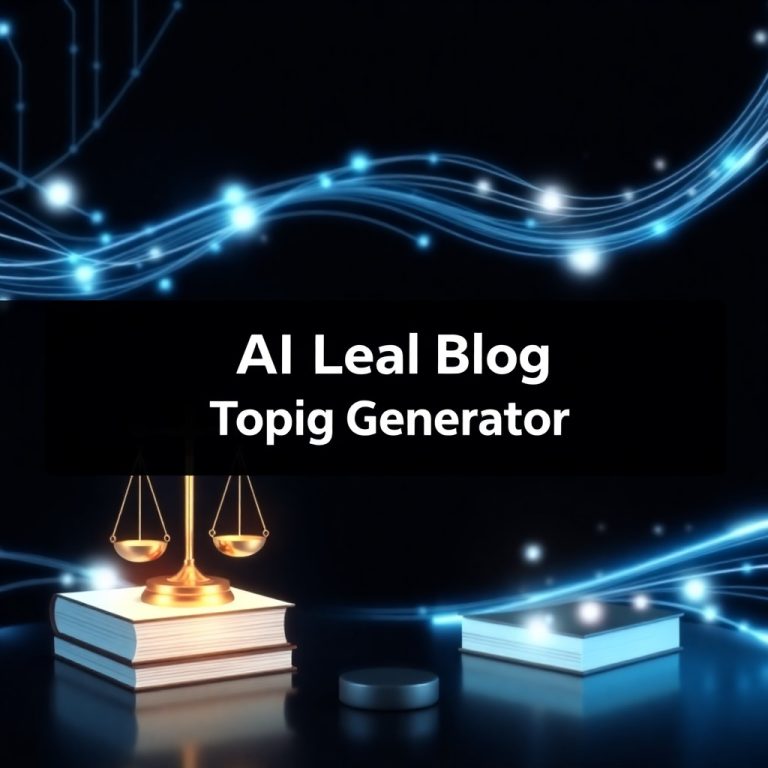 Legal Blog Topic Generator